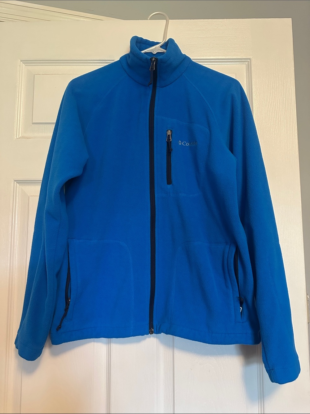 Columbia Bright Blue Full-Zip Fleece Jacket Women’s Size Small
